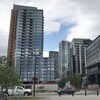 Le secteur de Calgary-Centre avec quatre bâtiments. 
