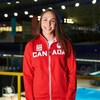Camilla Fiola-Dion dans l'uniforme du Canada pour les jeux olympiques.