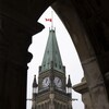 La tour de la Paix du parlement à 
 Ottawa.