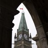 La tour de la Paix du parlement canadien.