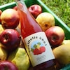 Une bouteille de cidre.