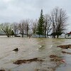 La rivière déborde également dans la municipalité de Clarence-Rockland.