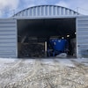Le centre de compostage de la MRC Abitibi sous forme de garage.