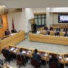 Le conseil municipal de Sault-Sainte-Marie avec, à sa tête, le maire Matthew Shoemaker.
