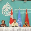 Des Autochtones du monde entier réunis à la COP15 à Montréal.