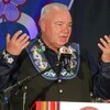 Le président de la Fédération des Métis du Manitoba, David Chartrand.