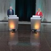 De gauche à droite : Michelle Neill (NPD), Peter Bevan-Baker (verts), Sharon Cameron (libéaux) et Dennis King (progressistes-conservateurs) 