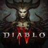 Couverture de jeu montrant une démone derrière le logo «Diablo IV».