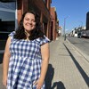 Docteur Danica Desjardins au centre-ville de Sudbury.