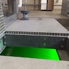 Un aperçu du système de filtrage UV utilisé à l'usine de traitement des eaux usées de la ville de Saskatoon.