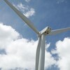 Une éolienne du parc éolien Golden South de SaskPower, près d'Assiniboia, en Saskatchewan, le 14 juin 2022.