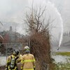 Des pompiers en intervention.
