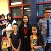 La famille, souriante, sur une photo fournie par la mosquée qu'elle fréquentait à Halifax.