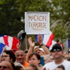 Des manifestants français.