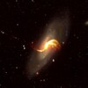 La galaxie spirale M106. 