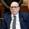 Harvey Weinstein dans un tribunal.