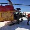 Un hélicoptère de sauvetage.