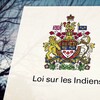 Les armoiries du Canada et le titre Loi sur les Indiens.