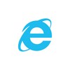 Le logo d'Internet Explorer, représenté par la lettre E minuscule entouré d'un anneau.