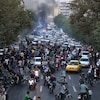 Des manifestants à Téhéran.