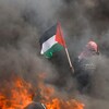 Une manifestation palestinienne à Gaza.