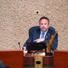 Jean Lamarche, lors d'une séance du conseil municipal.