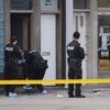 Des policiers sur une scène de crime à Toronto.