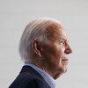 Joe Biden in profile.