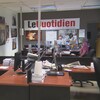 Des journalistes au travail.