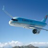 Un appareil CS300 de la CSeries aux couleurs de Korean Air.