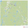 Carte représentant les municipalités de Mont-Laurier, Chute-Saint-Philippe, de Lac-des-Écorces, Kiamika, Mont-Tremblant dans les Hautes-Laurentides.