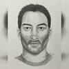 Portrait du suspect recherché par la GRC. 