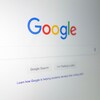 Un logo de Google vu sur un écran d'ordinateur.
