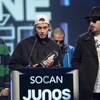 Le rappeur Loud lors de son discours de remerciements à la cérémonie des prix Juno.