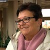 Louise Boudrias sourit durant une entrevue à l'hôtel de ville de Gatineau.