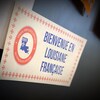 Une pancarte où l'on peut lire ''Bienvenue en Louisiane Française''