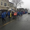 Une marche pour la Fondation canadienne du rein à Rouyn-Noranda.