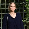 Portrait de l'actrice Marion Cotillard au naturel. 