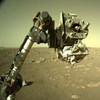 Un robot sur la planète Mars. 