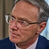 Le président de l'Union des municipalités du Québec, Martin Damphousse, est en entrevue à la télévision. 