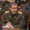 Le directeur de la SQ, Martin Prud'homme, lors de sa comparution en commission parlementaire le jeudi 4 mai 2017.