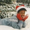 Mélanie Ethier photographiée dans une scène hivernale. 