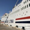 Le navire CTMA Vacancier amarré au port de Montréal