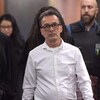 Michel Cadotte à sa sortie du palais de justice le 7 janvier 2019