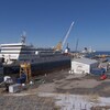 Le chantier maritime des Méchins Verreault Navigation
