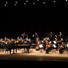 Une vue d'ensemble sur un orchestre symphonique.