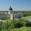 Le Palais législatif de la Saskatchewan, à Regina, en juin 2023.