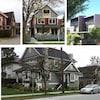 Collage d'images de plusieurs types de maisons à Vancouver.