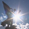La chaleur extrême se poursuit jeudi à Sherbrooke. On voit ici le soleil percer derrière le cénotaphe de la ville. 