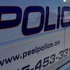 Un véhicule de la police de Peel. 